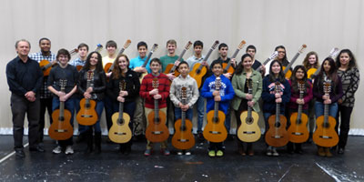 The Loudoun Youth Guitars were selected to perform on the Kennedy Center’s Millennium Stage on Wednesday, March 19th. The group will perform at several other locations around the D.C. Metro area.