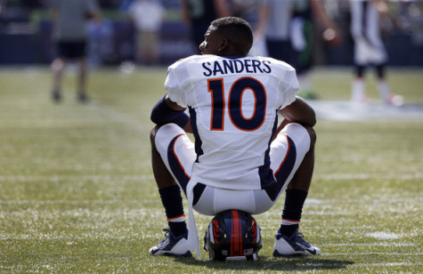 8. Emmanuel Sanders -PRK: 20 -AVG: 10.5 -Owned: 100% Although Emmanuel Sanders is first in targets and other offensive categories for the Broncos, he has yet to record a touchdown this season. Maybe that’s a sign that he isn’t a red zone or deep-ball receiver. Either way, he’ll get fantasy owners a few big games in terms of points, but not the points that one would expect from PEYTON MANNING’s leading receiver in the long run. 