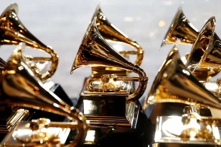 Grammy+Awards+trophies+are+displayed+backstage+during+the+pre-telecast+on+28+Jan+2018%2C+in+New+York+US+%5BCarlo+Allegri%2FFile+Photo%2FReuters%5D%0A