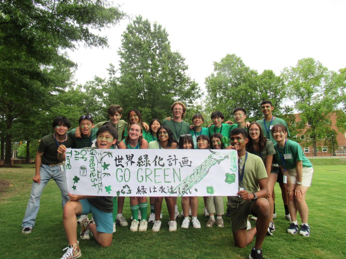 Lyons and her peers during the program.