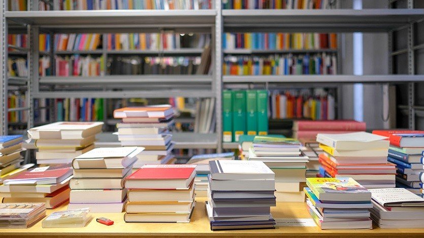 Arbeitsbereich der Inhaltserschließung in der Deutschen Nationalbibliothek in Frankfurt am Main